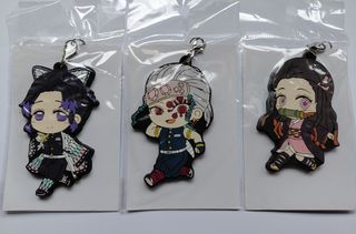 Set di 3 portachiavi Demon Slayer