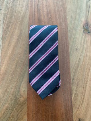 Corbata de seda Azul y rosa
