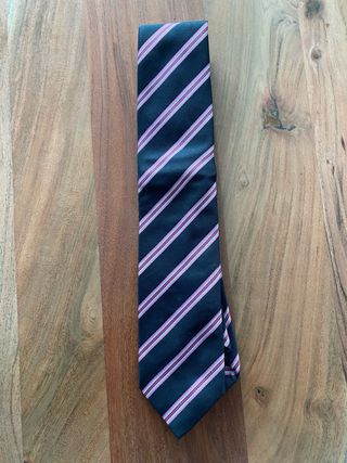 Corbata de seda Azul y rosa