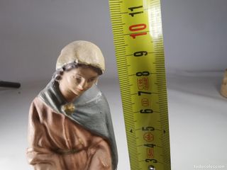 Statuetta di Betlemme in argilla tipo rose antiche