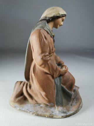 Statuetta di Betlemme in argilla tipo rose antiche