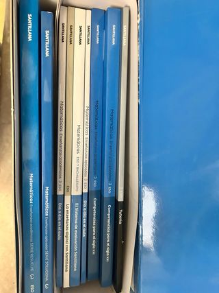 se venden diferentes libros de 3° de la eso 
