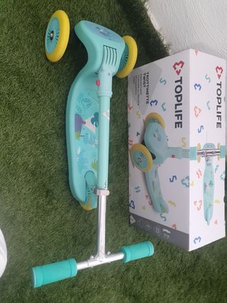 Patinete Toplife 3 Ruedas Turquesa
