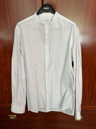 Camisa Daily Smart sin cuello hombre