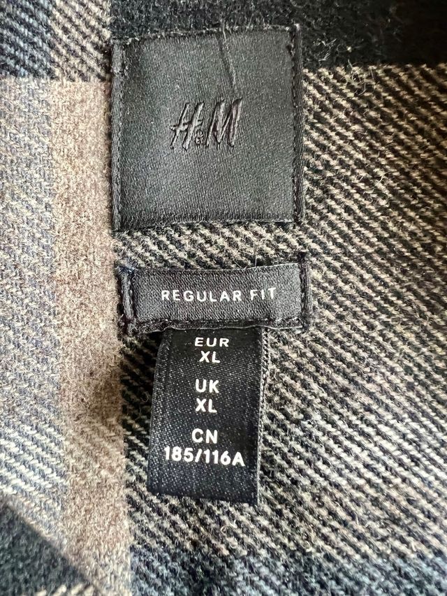 Chaqueta Leñadora H&M XL Tartán