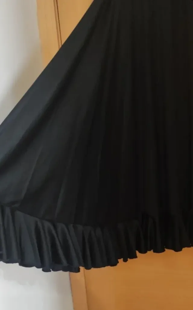 Falda flamenca negra T.14/16 años