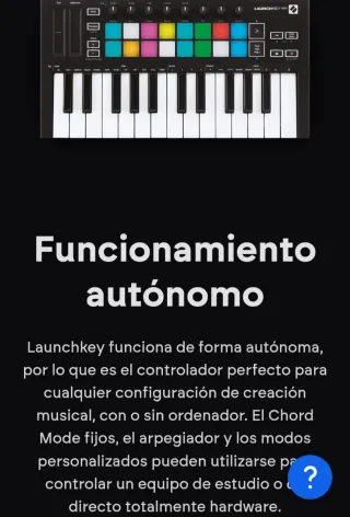 Controlador MIDI Novation