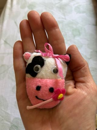 Llavero de fieltro hecho a mano