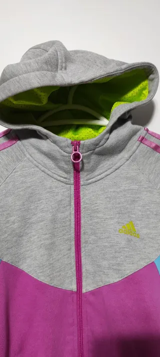 Sudadera Adidas cremallera vintage 2000