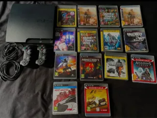 Consola PlayStation 3 Negra + 11 Juegos