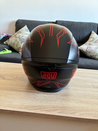 Casco AGV K5S Negro Rojo