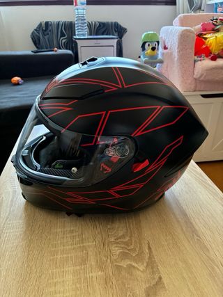 Casco AGV K5S Negro Rojo