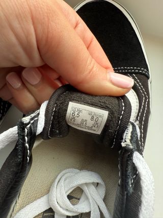 Zapatillas Vans Old Skool Negras Talla 38,5