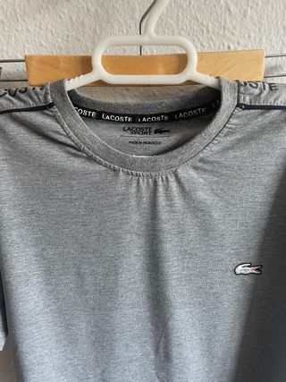 Camiseta Lacoste Gris Talla L