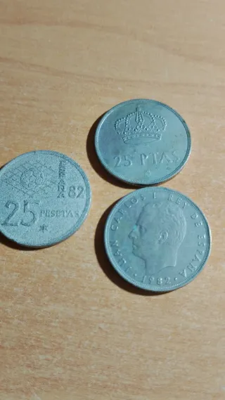Monedas Españolas Juan Carlos I y Barcelona 92.  