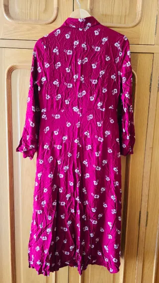 Vestido Lefties floral rojo talla L