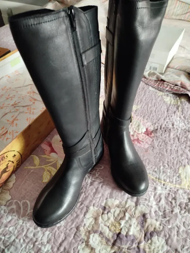 Botas Kangaroos Mujer Talla 36 Negras