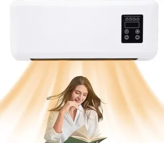 Stufa a Parete Elettrica Scalda Bagno Aria Calda 