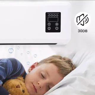 Stufa a Parete Elettrica Scalda Bagno Aria Calda 