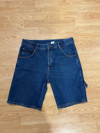Pantalón corto baggy azul