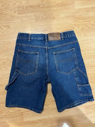 Pantalón corto baggy azul