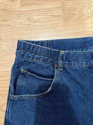 Pantalón corto baggy azul