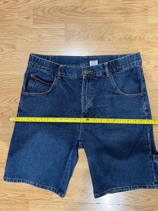 Pantalón corto baggy azul