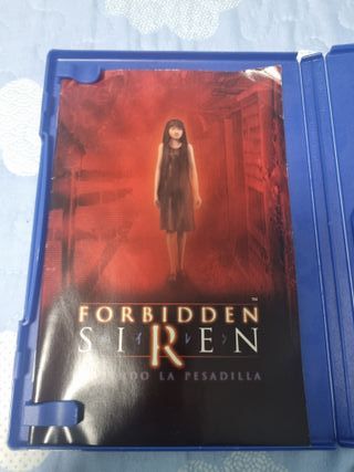 Forbidden Siren PS2 (PlayStation 2) Español