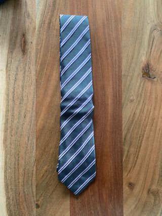 Corbata de seda a rayas