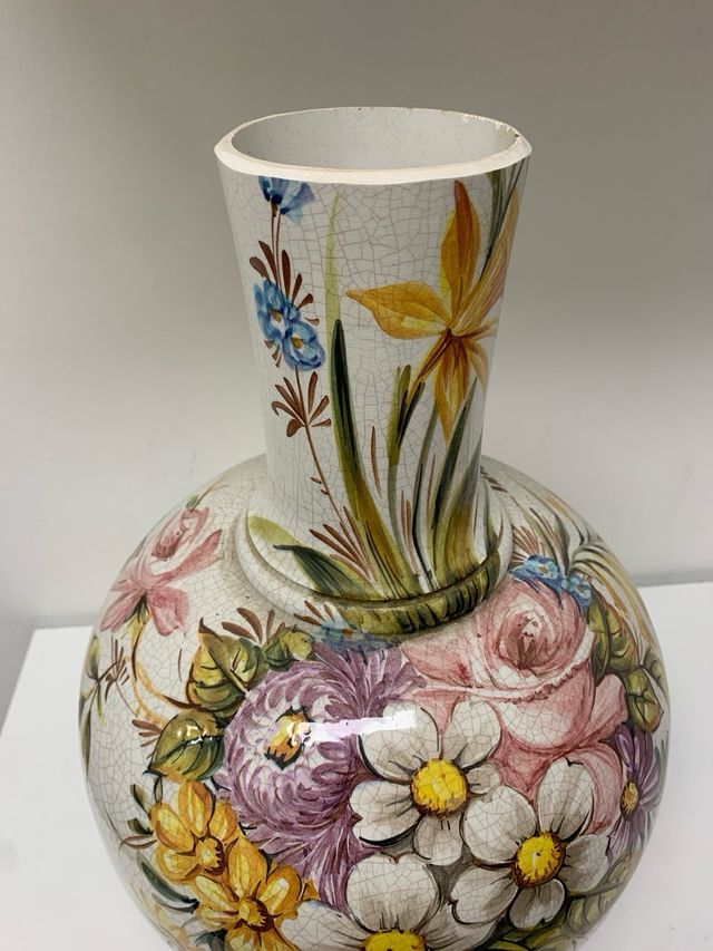 Vaso Ceramica Bassano Fiori