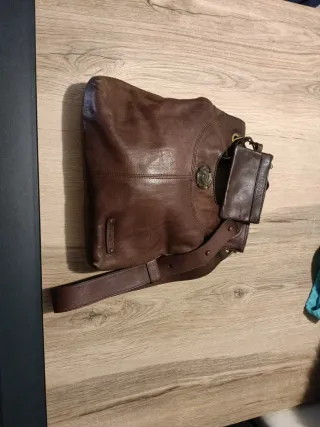 Bolso piel marrón Eugenia by Tous