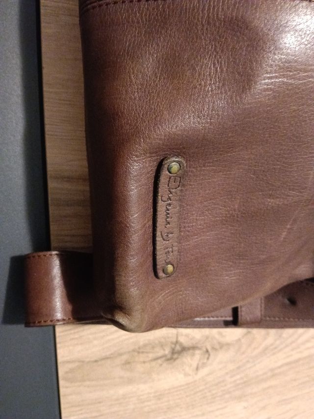 Bolso piel marrón Eugenia by Tous