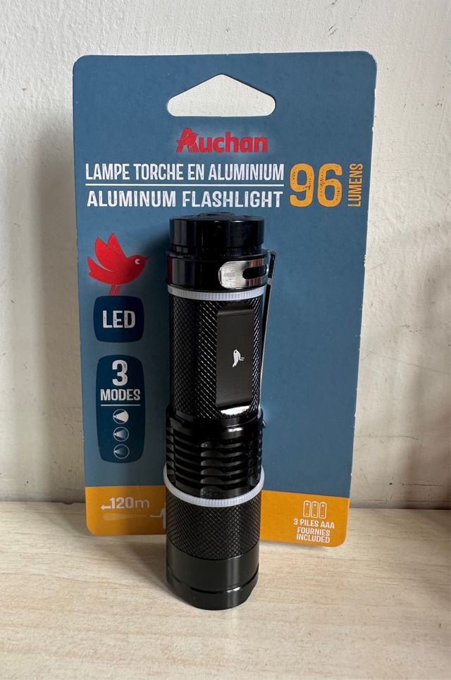 Linterna LED Aluminio 96 Lúmenes