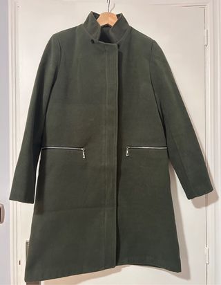 Chaqueta larga verde