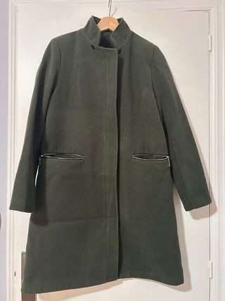 Chaqueta larga verde