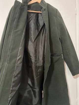 Chaqueta larga verde