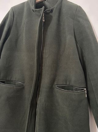 Chaqueta larga verde