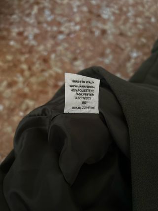 Chaqueta larga verde
