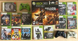 Lote Xbox 360: Consola + 13 Juegos