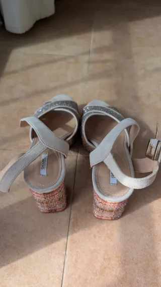 Sandalias Geox Mujer Tacon Plataforma