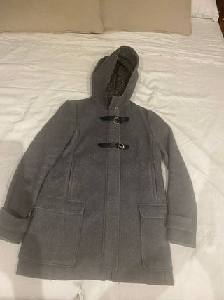 Chaquetón 75% Lana Gris, 4 bolsillos