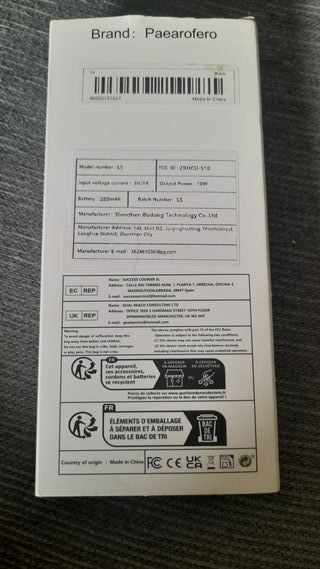 Smartwatch Paearofero con correa negra