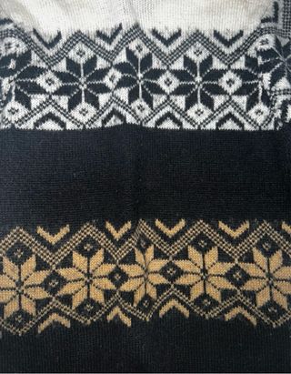 Jersey cuello alto estampado invierno