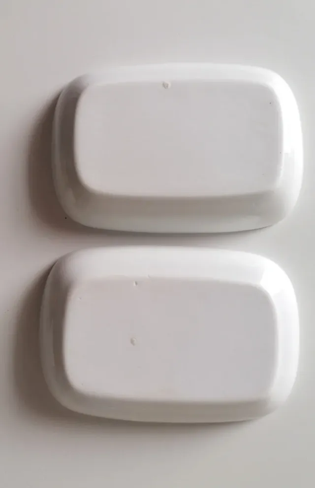 Pack 2 jaboneras porcelana nuevas