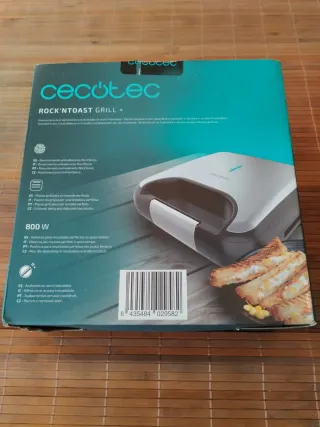 Cecotec Rock'nToast Grill + Sandwichera
