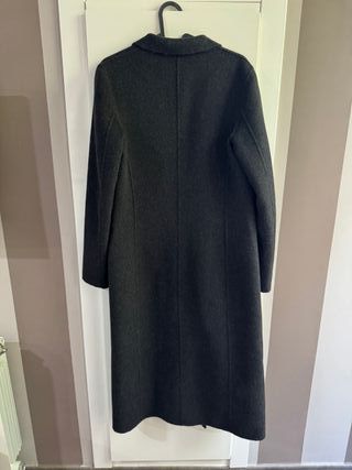 Abrigo Massimo Dutti Gris Mujer