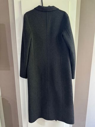 Abrigo Massimo Dutti Gris Mujer