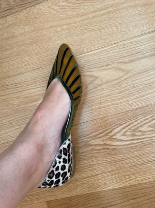 Zapatos Bailarinas Flores y Floreros T40