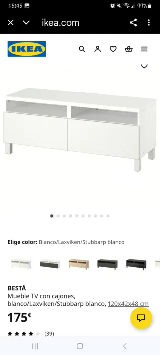 Mueble TV Besta Ikea