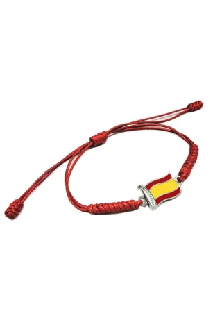 Pulsera elegante y ajustable bandera España 